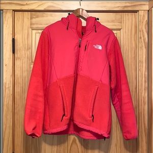 The north face outdoor zip up fleece jacket